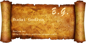 Budai Godiva névjegykártya